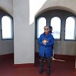 P008 ... a picture of me and 大寶 please, before enjoying a 360° panorama of San Francisco - the rooftop observation deck of the simple fluted Coit Tower...